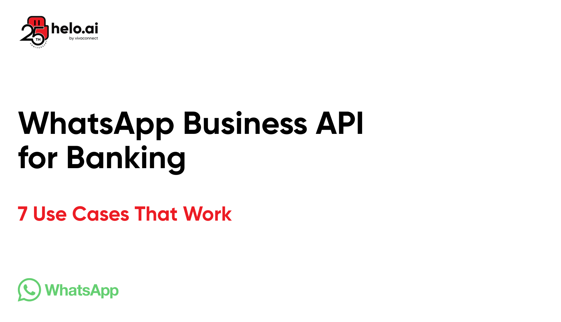 WhatsApp Business API for Banking